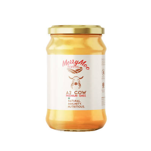 Merrymoo Farms A2 Cow Premium Ghee | Certified Pure Cow Ghee | Traditional Bilona Method Ghee