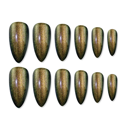 Shills Professional Reusable Press On Nails Log Almond - SPN694
