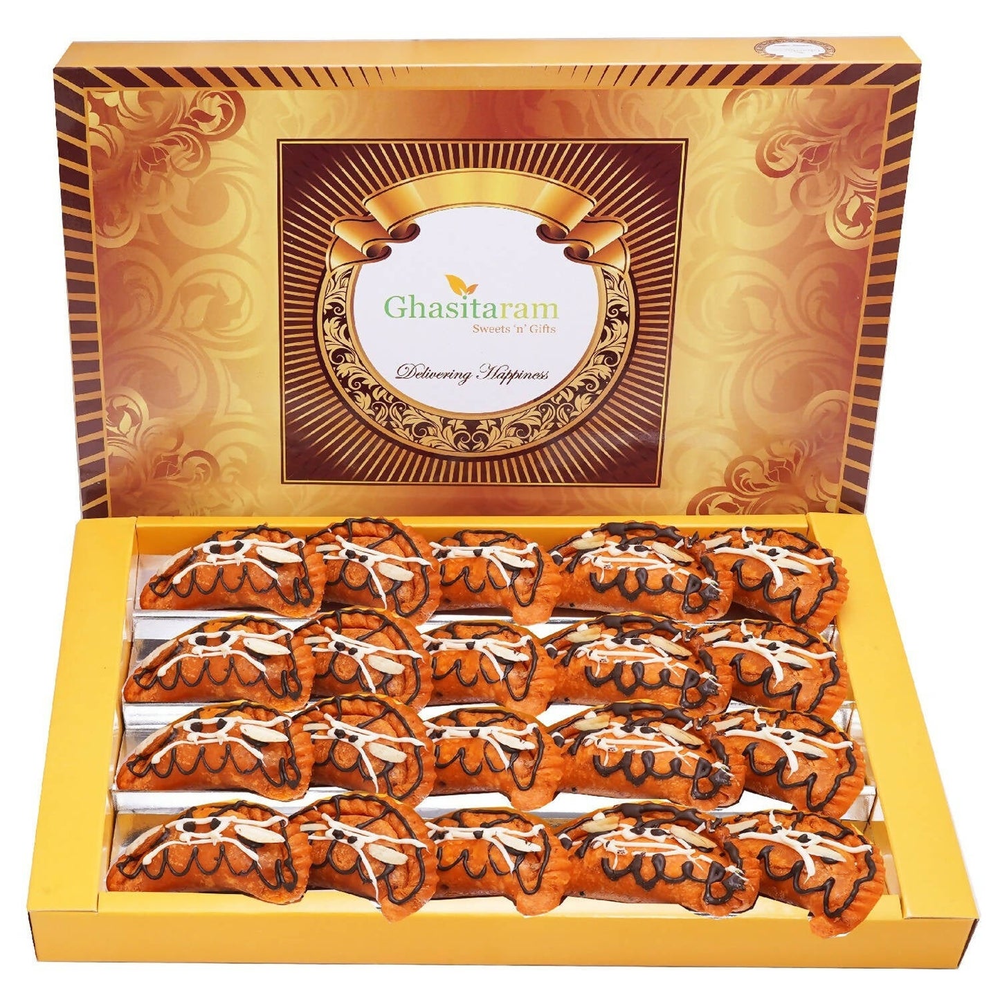 Ghasitaram Orange Flavoured Gujiya