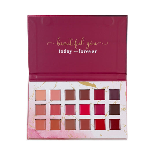 Aflairza Aflairza Velvet Luxe 18-Shade Lip Palette
