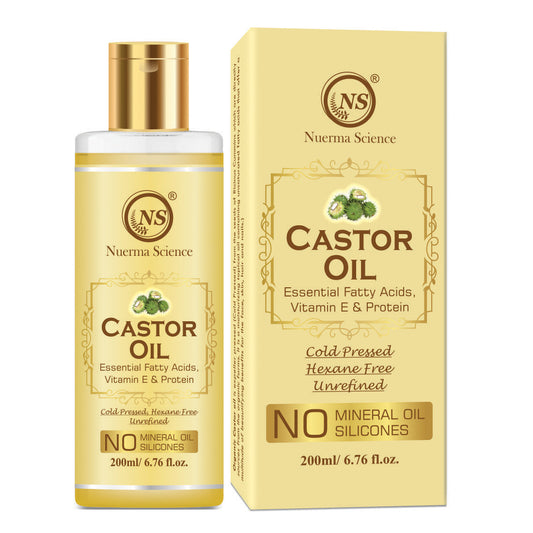 Nuerma Science Castor Oil For Skin & Body | Hydrating & Soothing Massage Oil