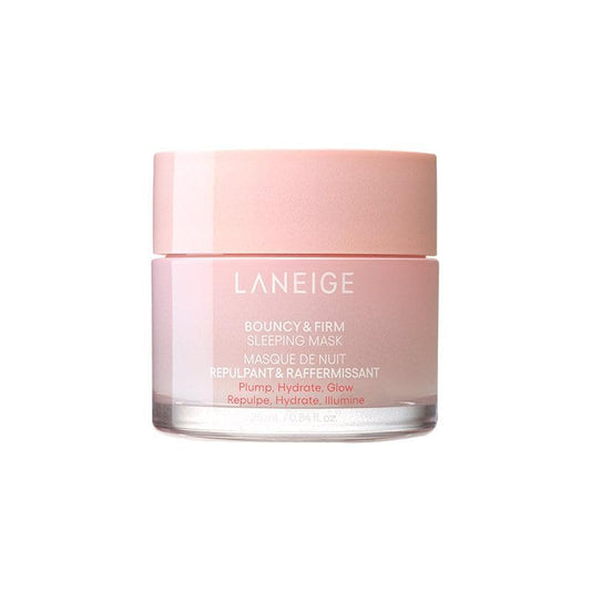 Laneige Combo of Bouncy&Firm Face Sleeping Mask (25ml) and Bouncy&Firm Serum(15ml) -Pack of 2