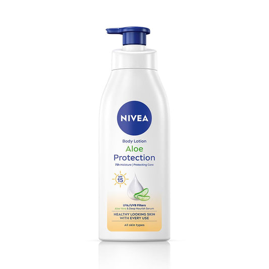 NIVEA Aloe Protection Lotion 200ml with SPF 15 & Hyaluronic Acid