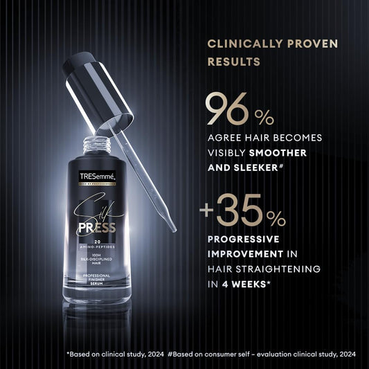 TRESemme Silk Press Serum 38ml - 72 Hr Frizz Control & Shine