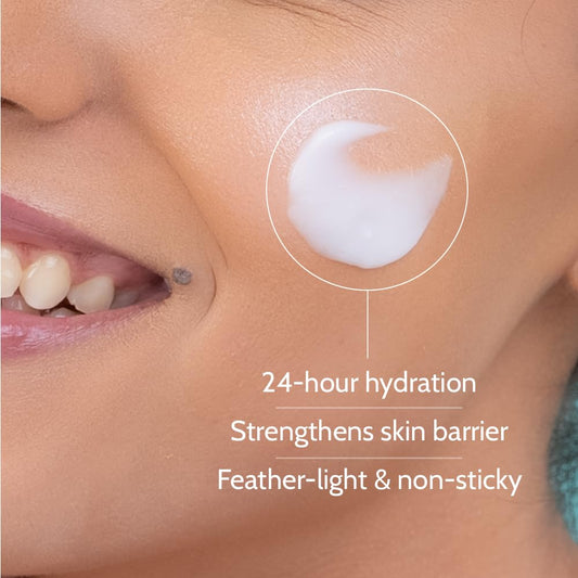 Chemist At Play's Intensely Hydrating Face Moisturizer | Hydrates Up to 24 Hours | Repairs Skin Barrier | Lightweight, Non-Sticky Formula | Best for Dry Skin | 100gms