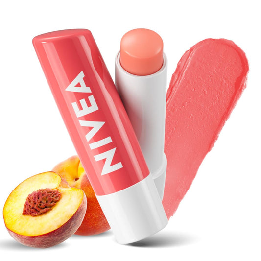 NIVEA Lip Balm, Fruity Berry Shine, 4.8gm, Purple