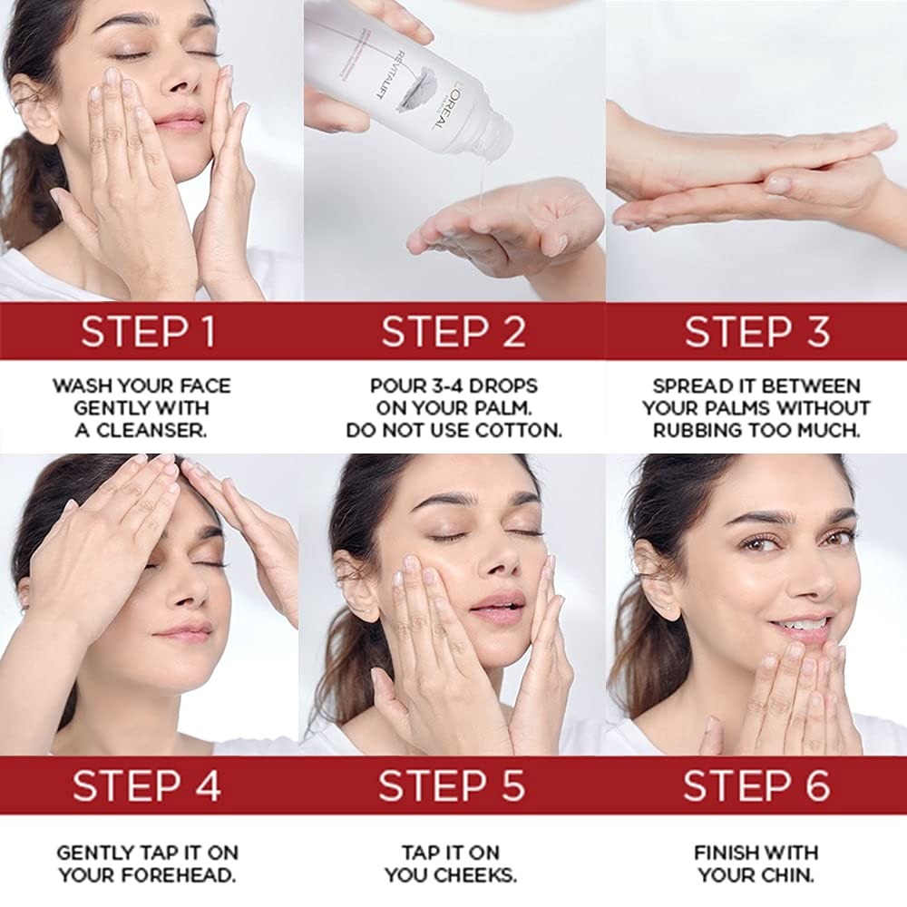 L'Oréal Paris Revitalift Crystal Micro-Essence, Ultra-lightweight facial essence, With Salicylic Acid, For Clear Skin, 130ml