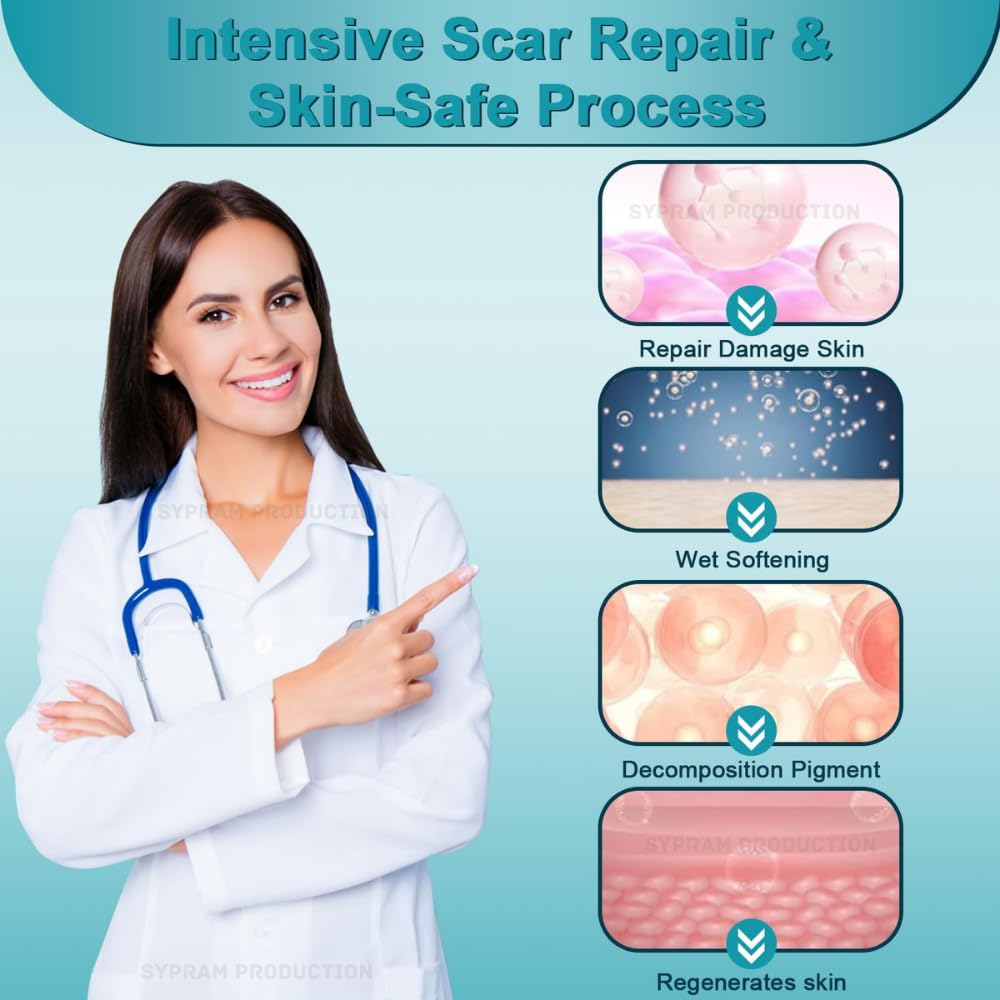 Scar Gel with Retinol for Face & Body Scars, Stretch Marks, 50g