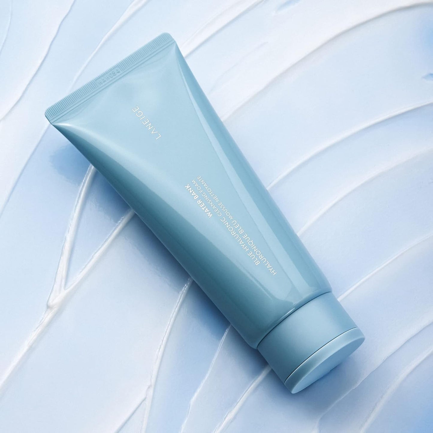 LANEIGE Water Bank Hyaluronic Acid Cleansing Gel Foam | Hydrating Facial Cleanser with Hyaluronic Acid | Gentle Formula for Clean, Refreshed Skin | Korean Skincare Essential-150ml