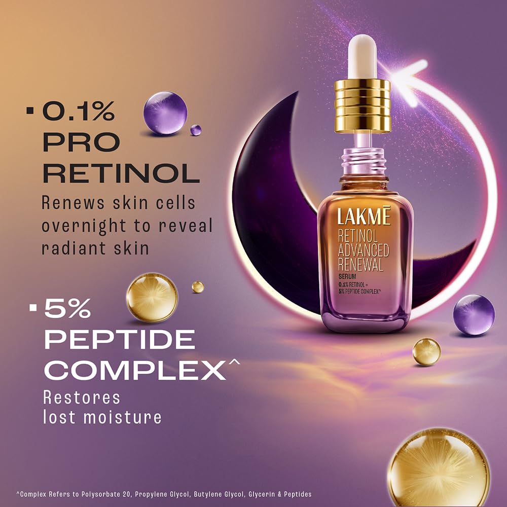 LAKMÉ Absolute Youth Infinity Serum 15ml, with Pro Retinol C complex