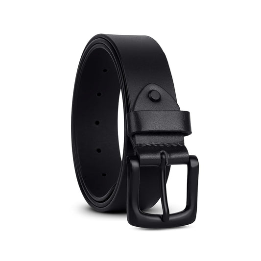 Hamvora Genuine Leather Belt for Men Formal & Casual Wear - Belts for Men Leather Original, Durable Buckle - Belt for Man - Gift for Husband, Father, Friend