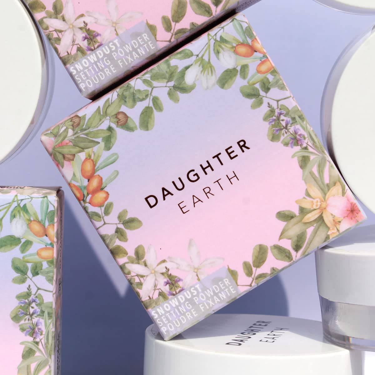 Daughter Earth Snowdust Setting Powder 12g - Matte, Oil Control, Pore Blurring