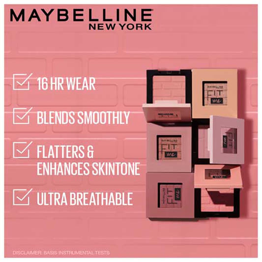 Maybelline New York New Fit Me Mono Blush, 16 hours Easy to Use Long-lasting Cheek Blush, Pigmented Creamy Powder Blush Formula, Natural and True to Tone Blush - 60 Passionate|4.5 grams