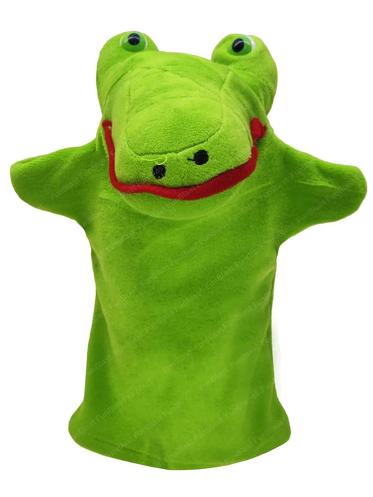 FunBlast Hand Puppets for Kids - Soft Puppets, Story Telling Puppet Toy, Plush Animals Puppet, Fun Play Learning Toys - Multicolor (Tiger)