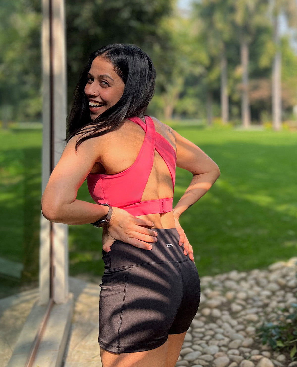 Crostini Full Coverage Sports Bra Apple