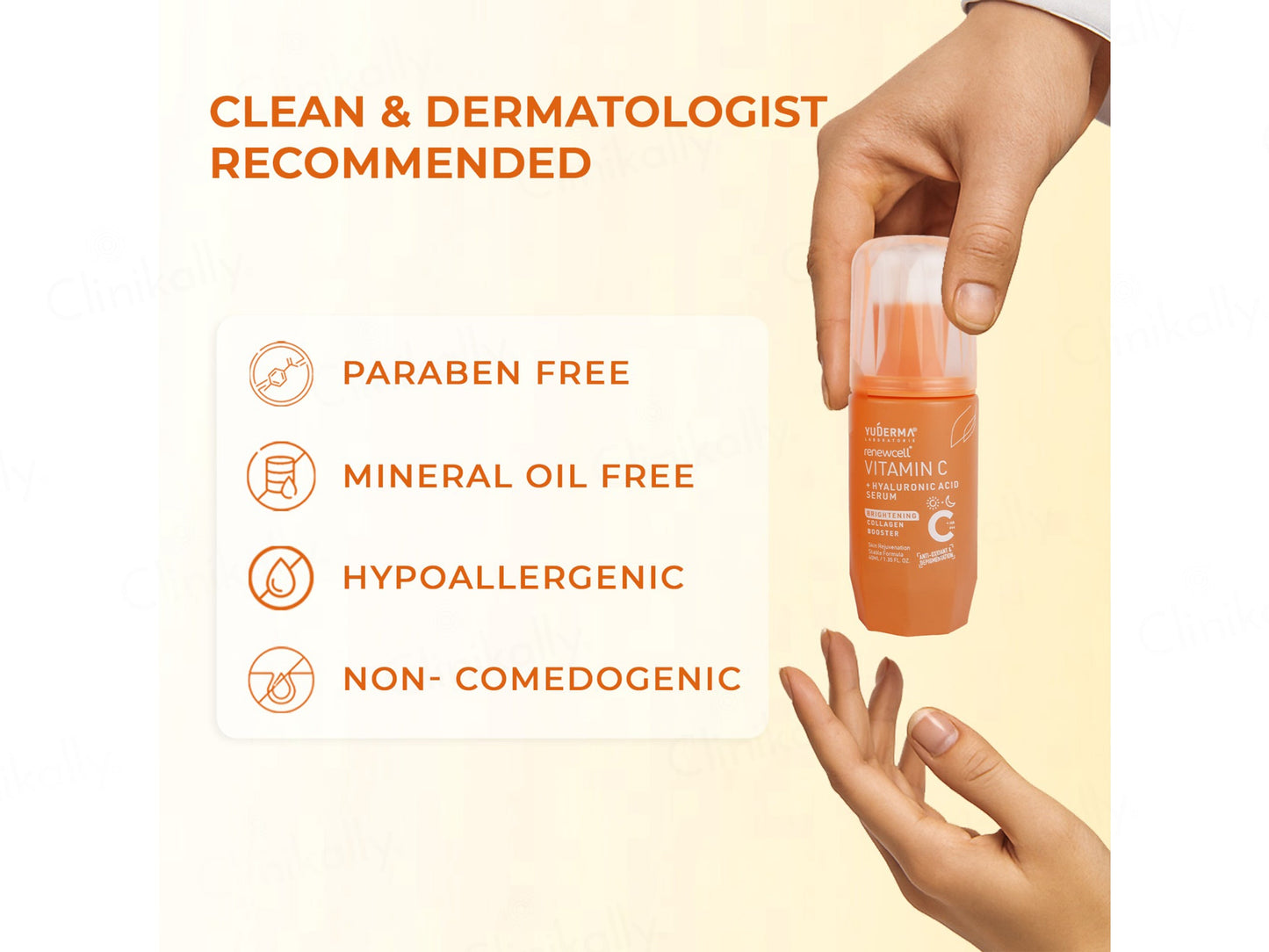 Yuderma Renewcell Vitamin-C + Hyaluronic Acid Serum