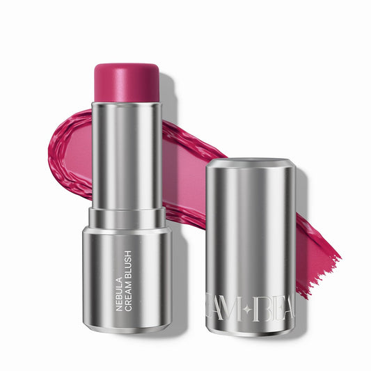 Luxury Nebula Cream Blush - Lagoon Pink, 3-in-1 Tint for Cheeks, Lips & Eyes