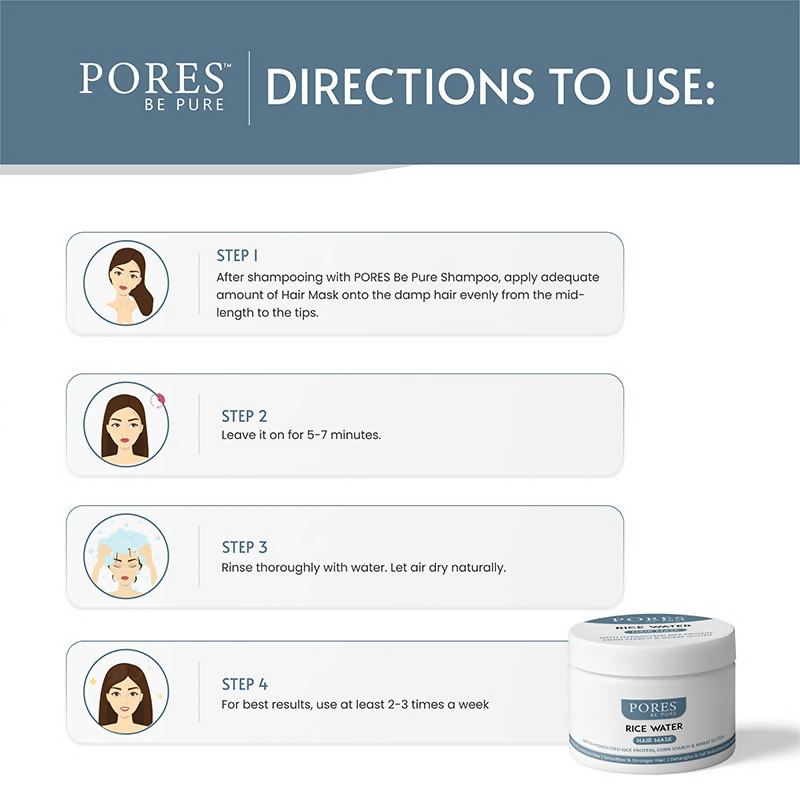 Pores Be Pure Rice Water Hair Mask