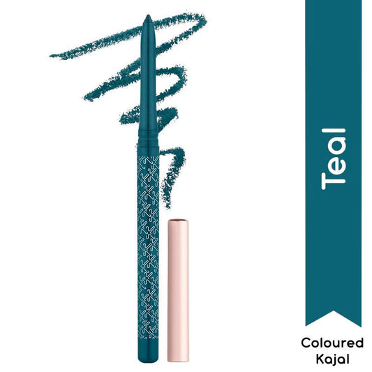Kay Beauty By Katrina Kaif 24HR Coloured Matte Kajal - Teal