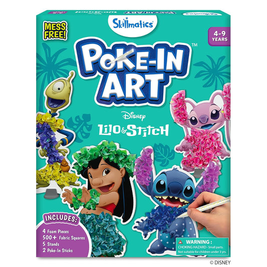 Skillmatics Poke-in Art - Magical Princesses, Mess-Free Fun for Kids, DIY Craft Kits, Creative Activity, Gifts for Girls & Boys Ages 4, 5, 6, 7, 8, 9 3. Lilo & Stitch