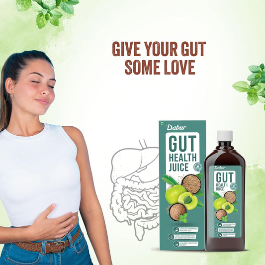 Dabur Ayurvedic Gut Health Juice 1L - Natural Digestive Care