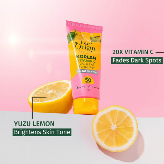 Pure Origin Korean Vitamin C Bright Boosting Light Gel Sunscreen SPF 50 PA++++