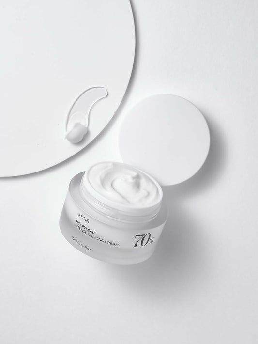 Anua Heartleaf 70 Intense Calming Cream With Ceramide, Panthenol, Heartleaf Extract - Korean Skincare