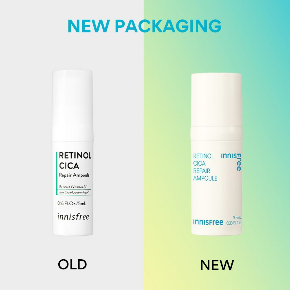 Innisfree 0.15% Retinol Cica Ampoule Daily Care For Pores, Dead Skin, Anti-Aging - Beginner-Friendly