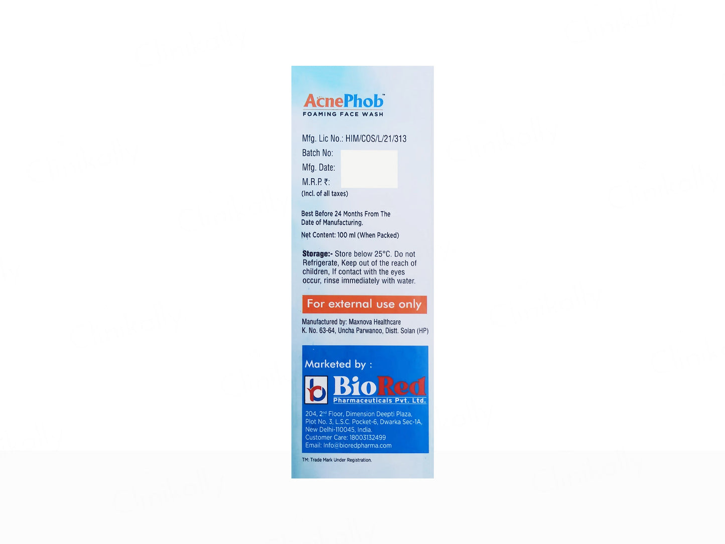 Acnephob Foaming Face Wash