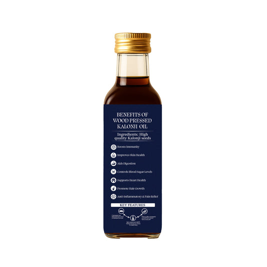 Dorjee Wellness Wood Pressed Kalonji (Black Seed) Oil