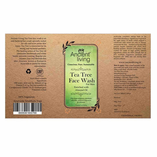 Ancient Living Tea Tree Face Wash