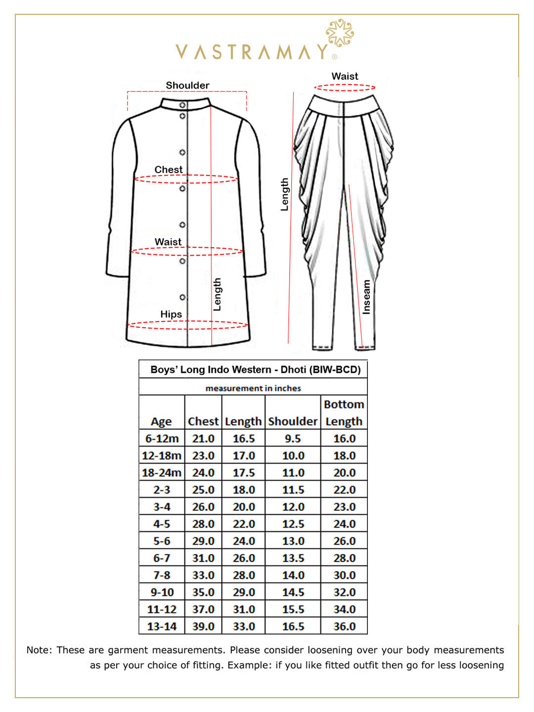 Boy's Beige Indo Western Set