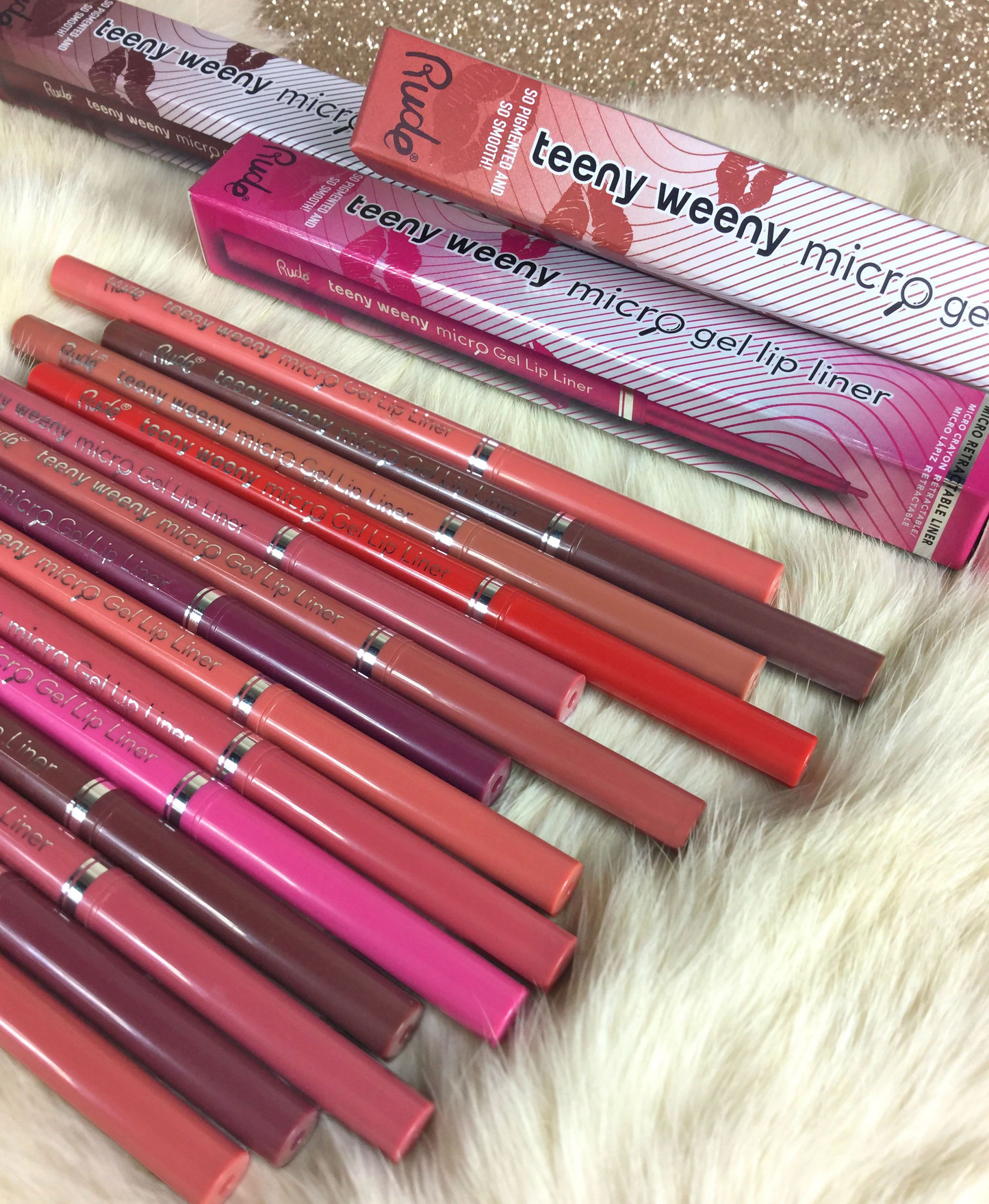 Rude Cosmetics Teeny Weeny Micro Gel Lip Liner - Seeing Red