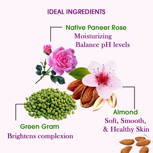 DevElixir Baby Bath Powder Almond Rose