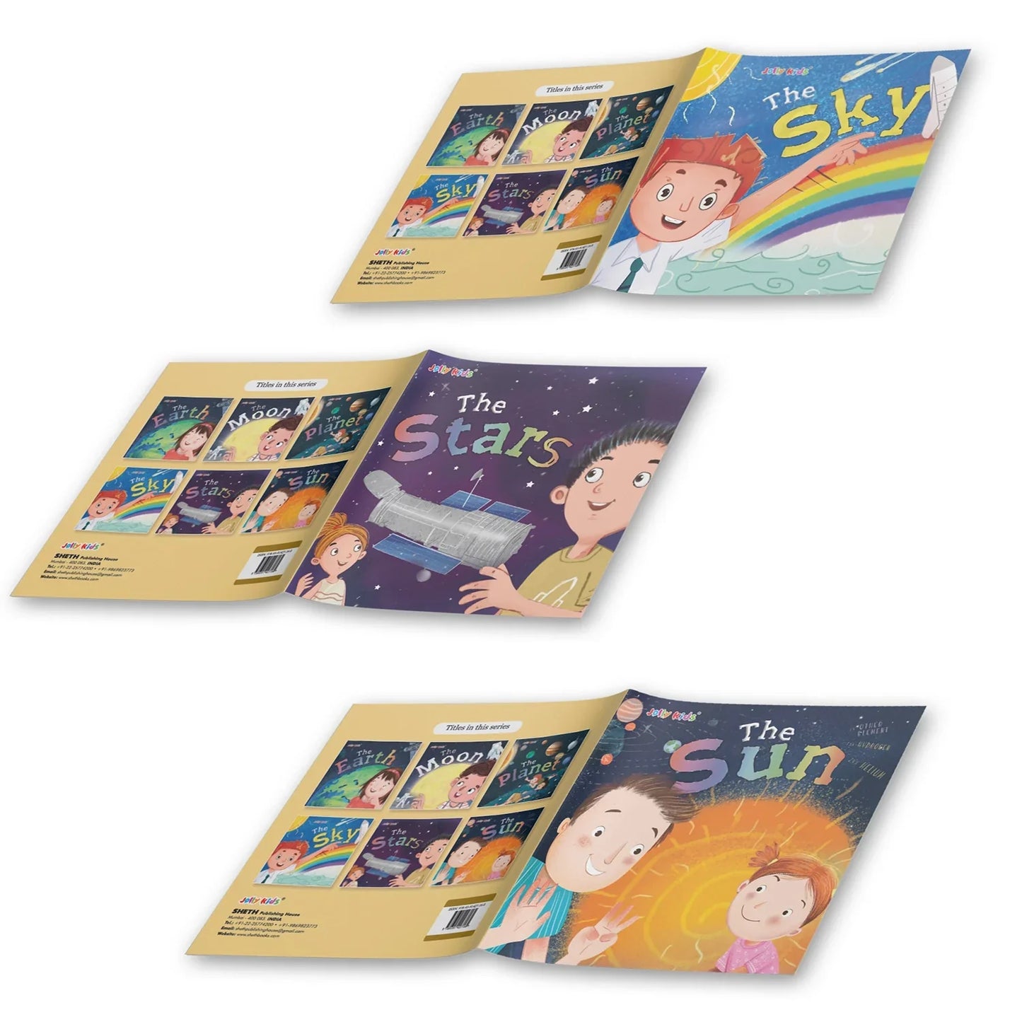 Jolly Kids The Solar System Books Set of 6| Part of: Knowledge Encyclopedia For Children Ages 4-10 Years