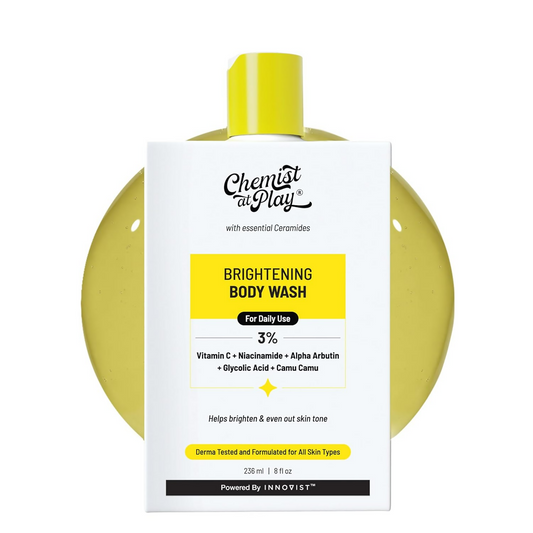Chemist at Play Brightening Roll On And Body Wash For Glowing Skin Combo Kit