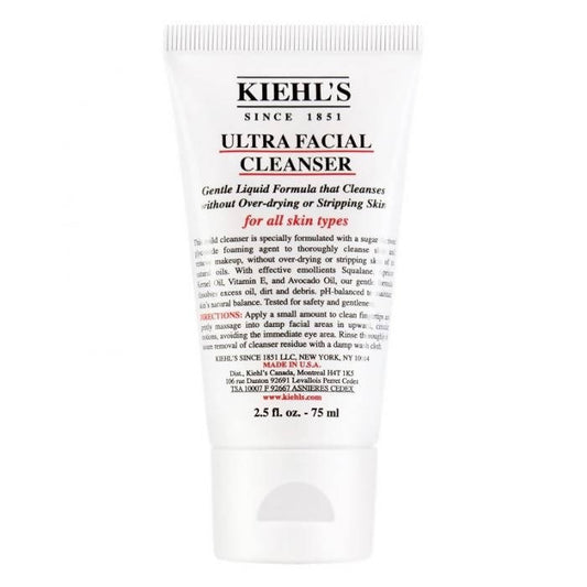 Kiehl's Ultra Facial Cleanser With Apricot Kernel Oil And Vitamin E For All Skin Types