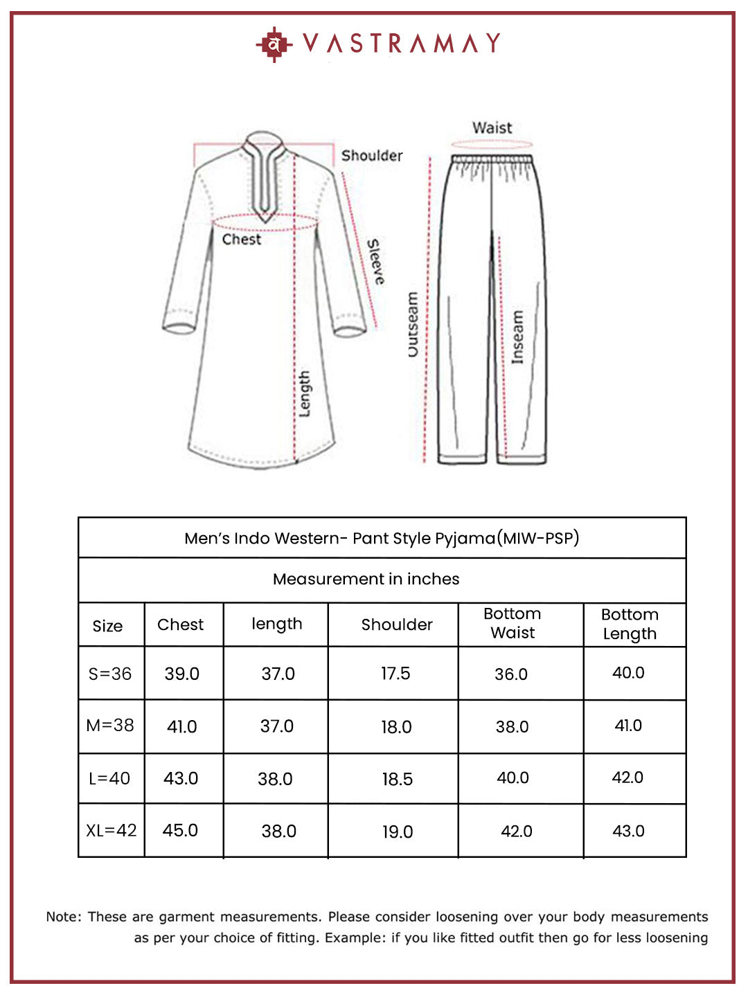 Men's Wine Silk Blend Indo Western And Pant Set