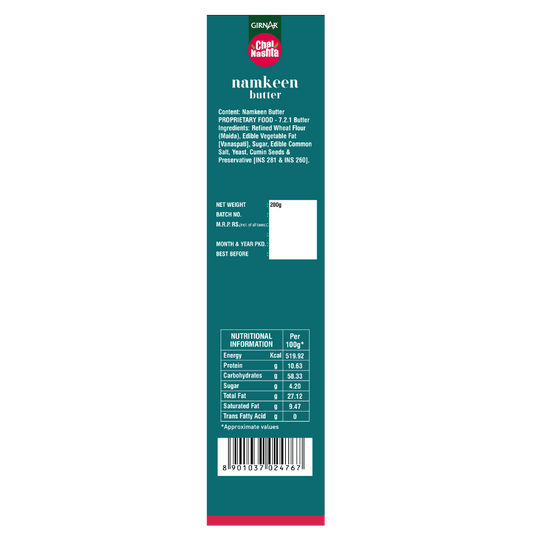 Girnar Chai Nashta - Namkeen Butter