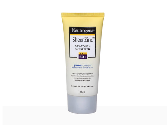 Neutrogena Sheer Zinc Dry Touch Sunscreen SPF 50+ PA+++