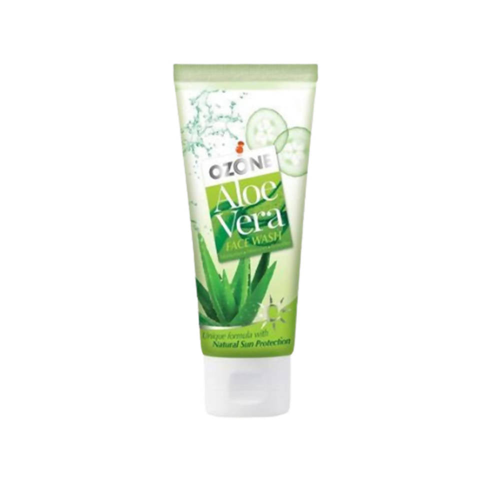 Ozone Aloe Vera face wash tube on a white background