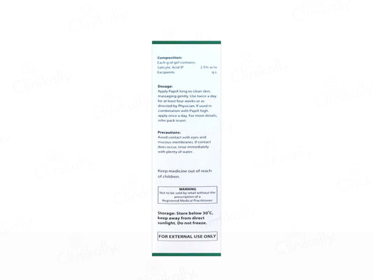 PapiX Long 2.5% Salicylic Acid Gel