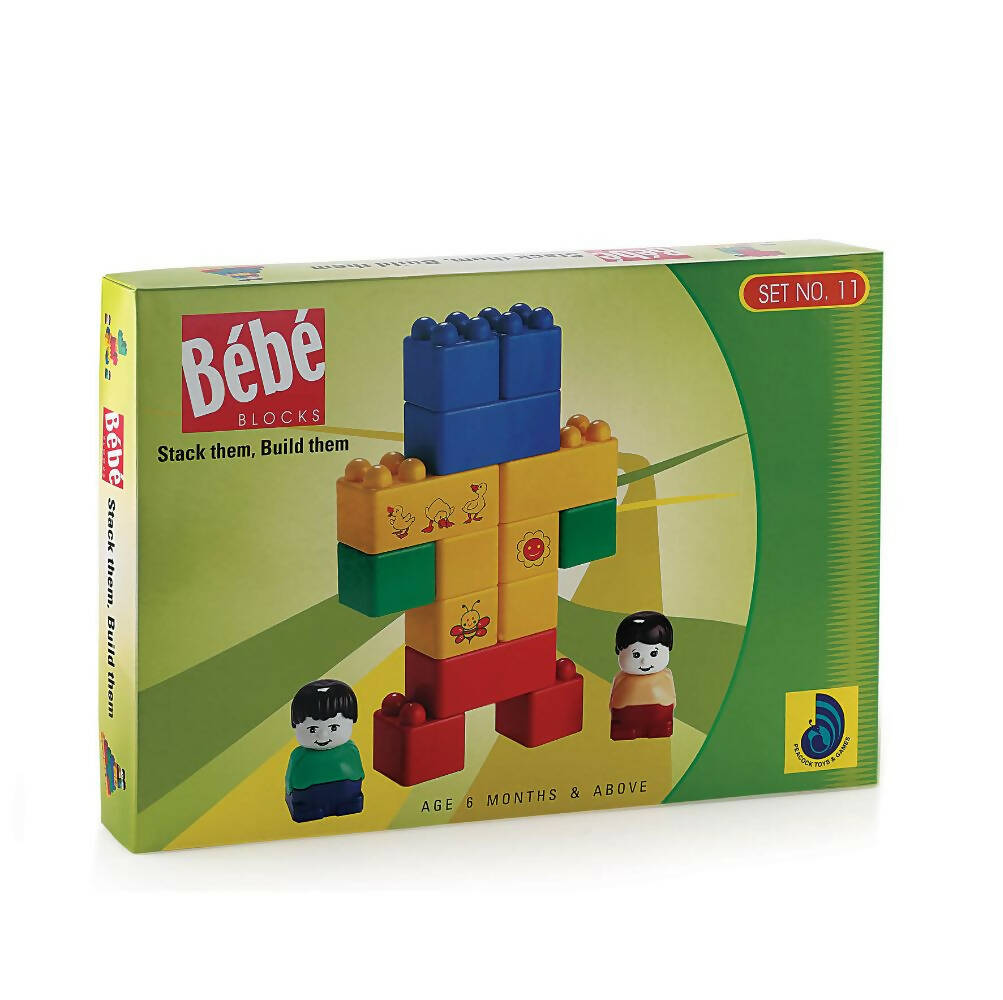 Bébé Blocks toy set packaging on a white background