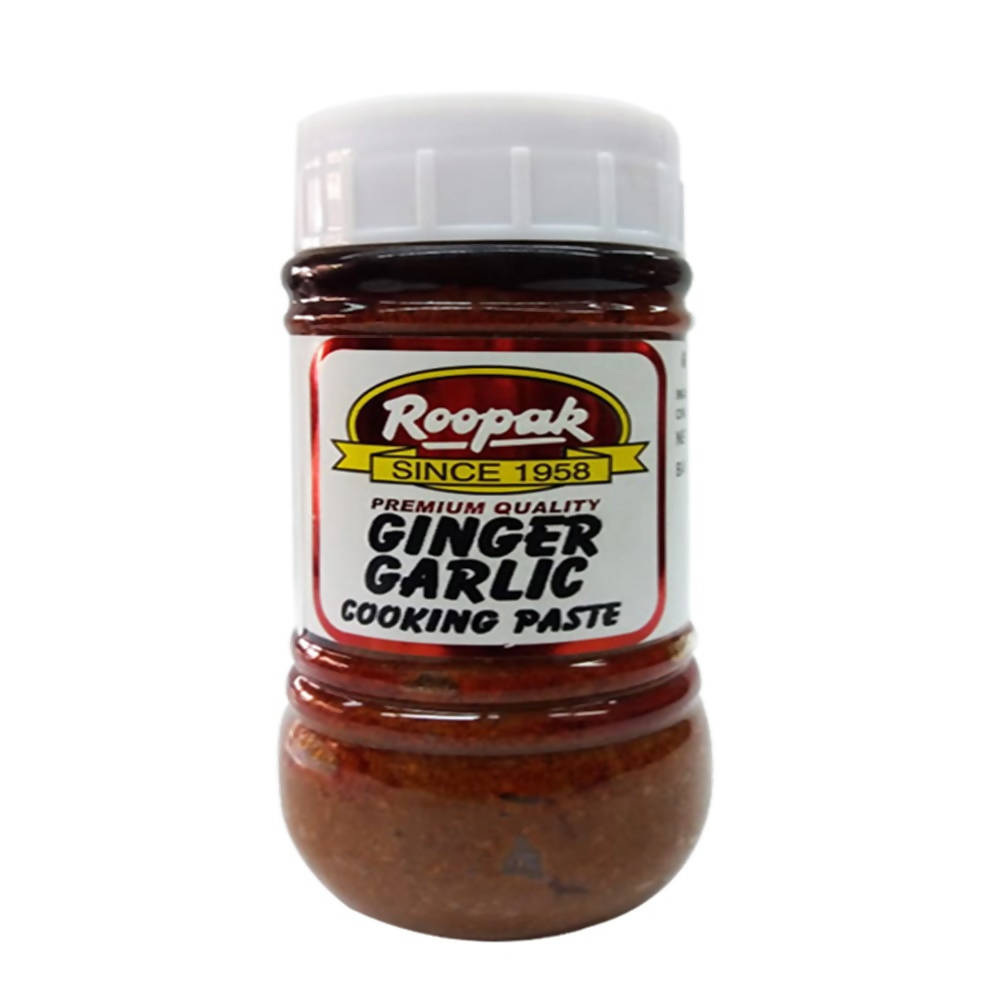 Jar of Roopak Ginger Garlic Cooking Paste on a white background