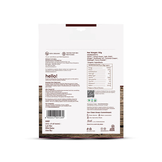 Pure & Sure Organic Yellow Curry Paste