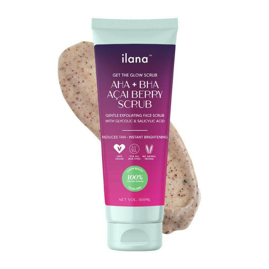 Ilana Get The Glow - AHA BHA Gentle Exfoliating Cream Face Scrub