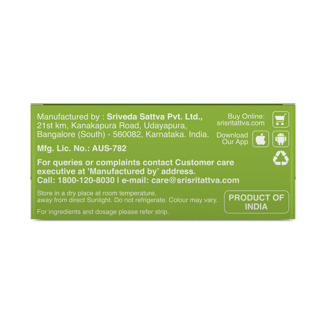 Sri Sri Tattva IBStall-Bowel Care Tablets