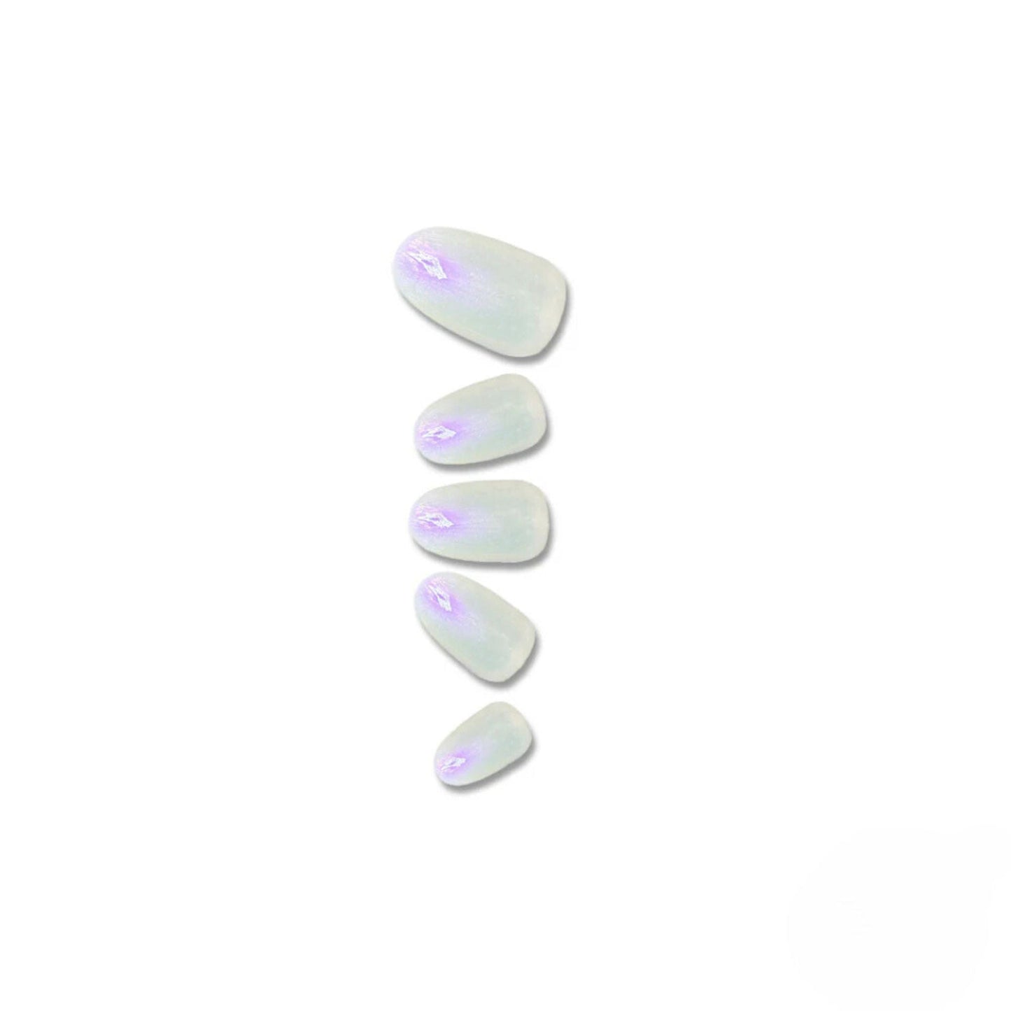SOEZI Glossy Glow Reusable Press On Nails - Application Kit