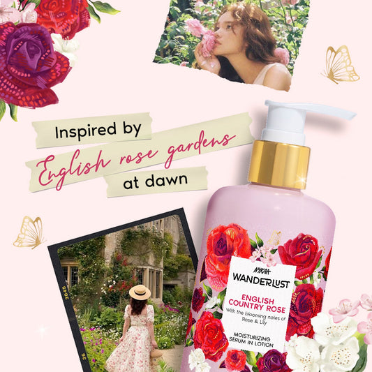 Wanderlust Moisturizing Body Lotion - English Country Rose