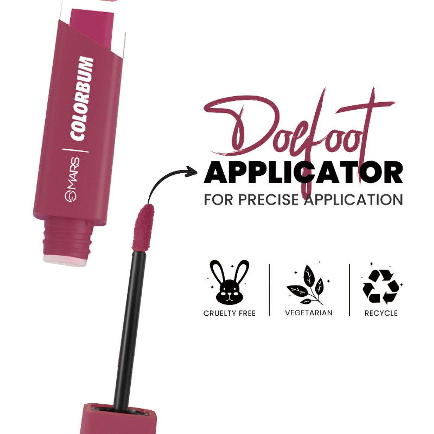 MARS Cosmetics Colorbum Liquid Matte Lipstick - 13-Jaipuri Pink